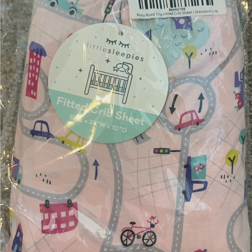 Little Sleepies crib sheet - Picture 2 of 2